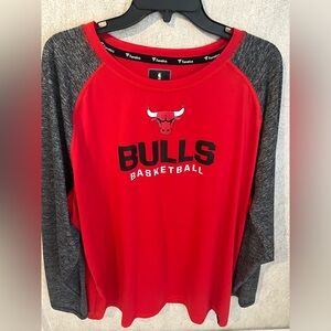 Fanatics Chicago Bulls Red and Black NBA Shirt Men’s 3x